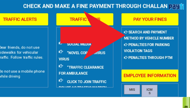 Image titled check and pay traffic fines in Bangalore step 3